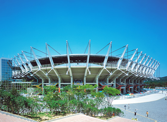 韓国ウルサンスタジアム 写真